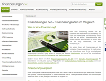 Tablet Screenshot of kredit-und-finanzen.de